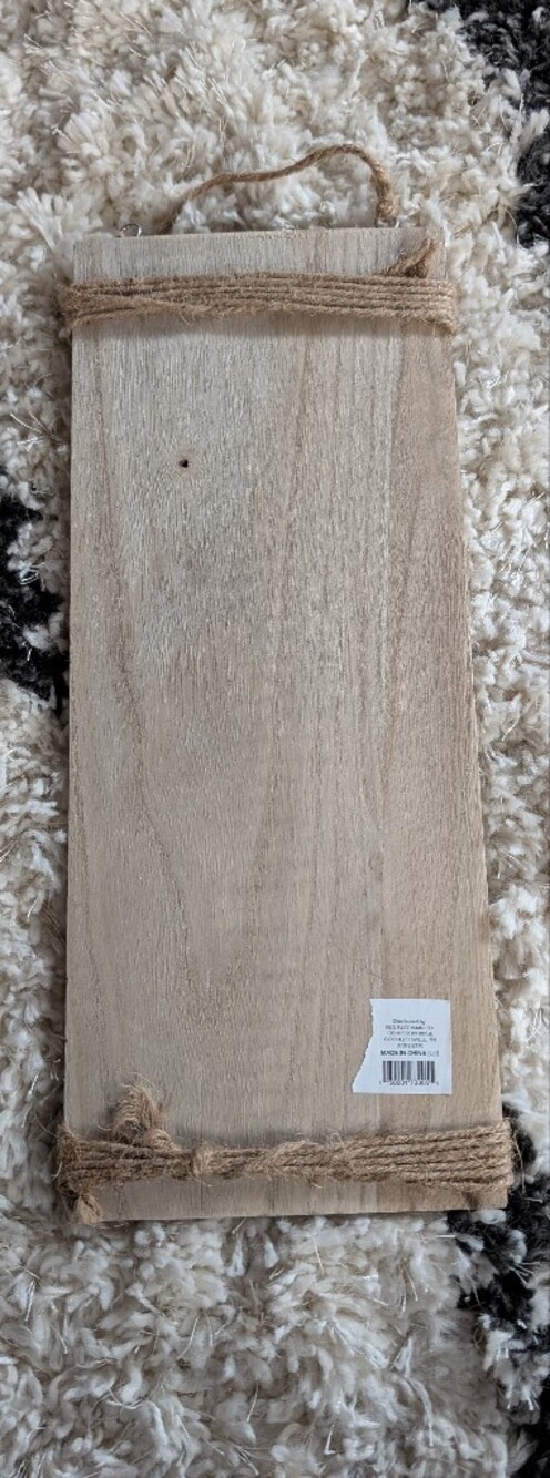 Rustic Wooden "WASH" Sign - Picture 2 of 4
